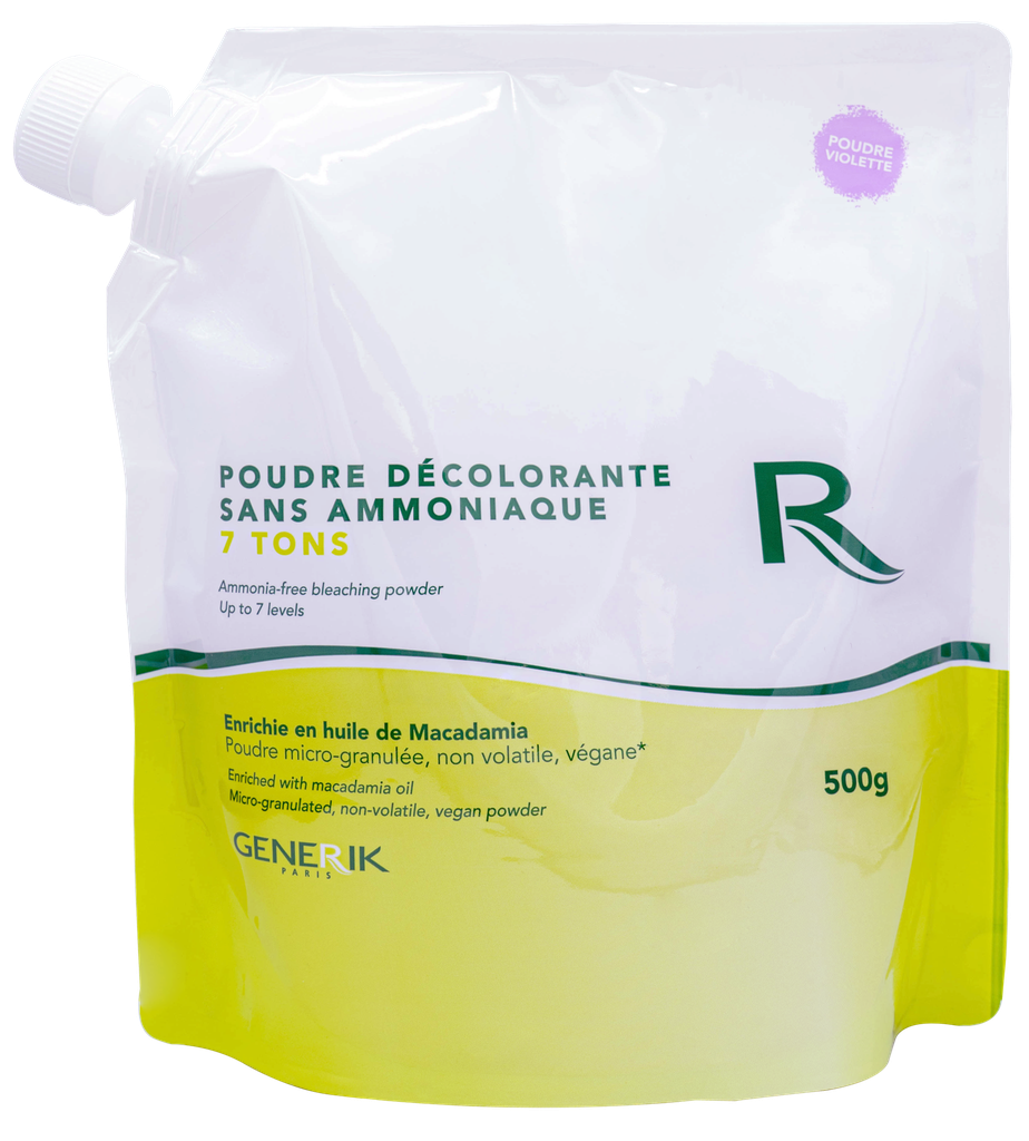 Poudre décolorante sans amoniaque