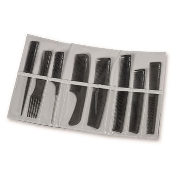 Set de peignes de coupe en carbone 8pcs