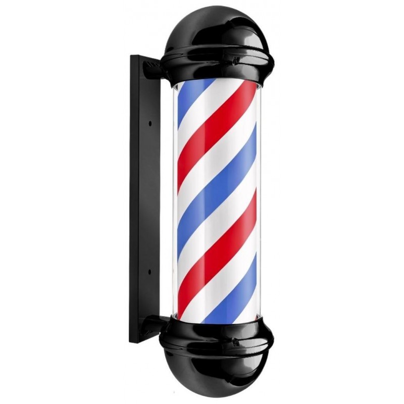 Lampe rotative pour barbier 70cm noir